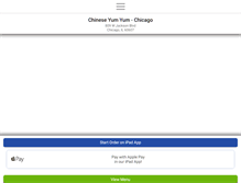 Tablet Screenshot of chicagochineseyumyum.com